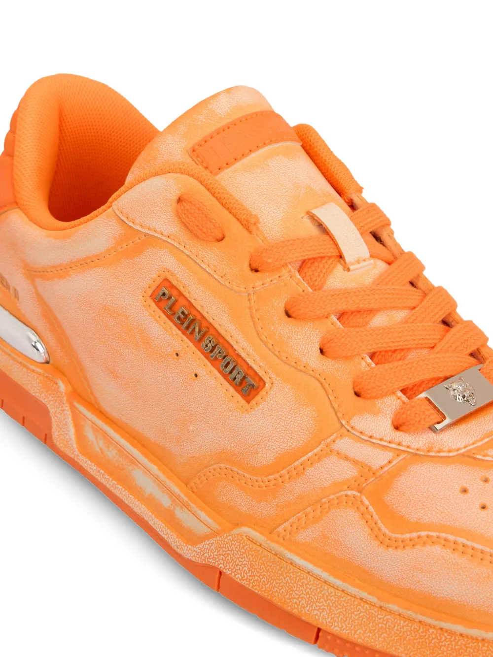 Sprayed Leather Sneakers