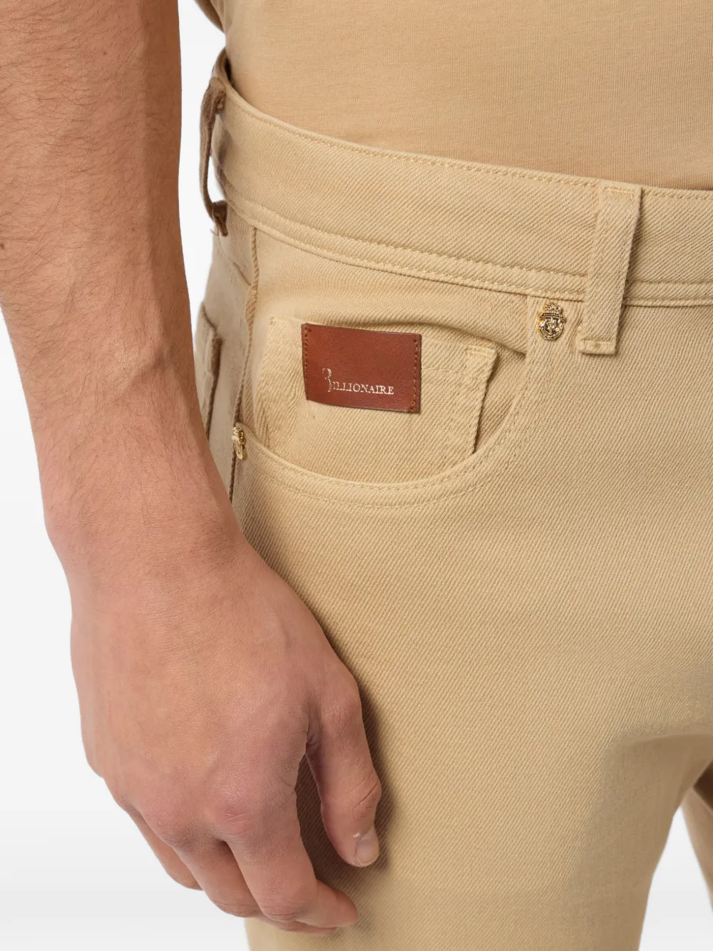 Billionaire Straight jeans Beige