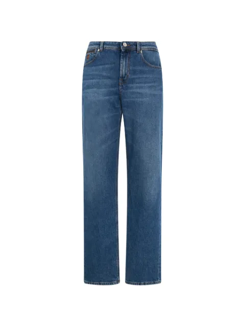 Billionaire button-fastening jeans