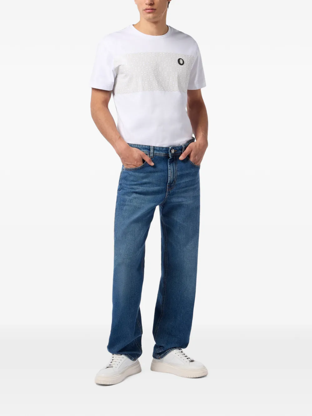 Billionaire Jeans met knoopsluiting Blauw
