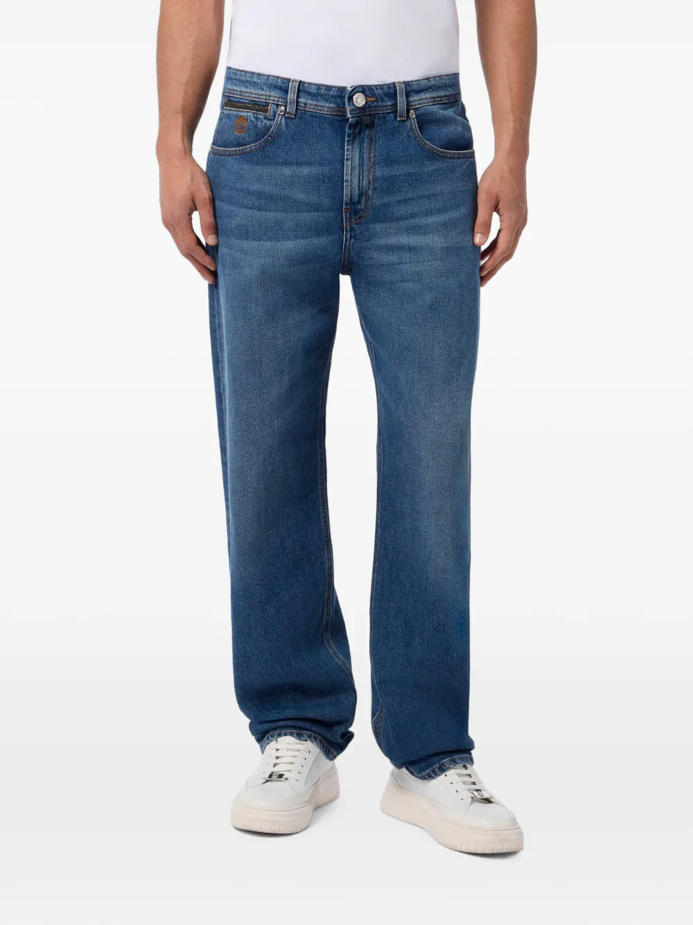 Billionaire Jeans met knoopsluiting Blauw