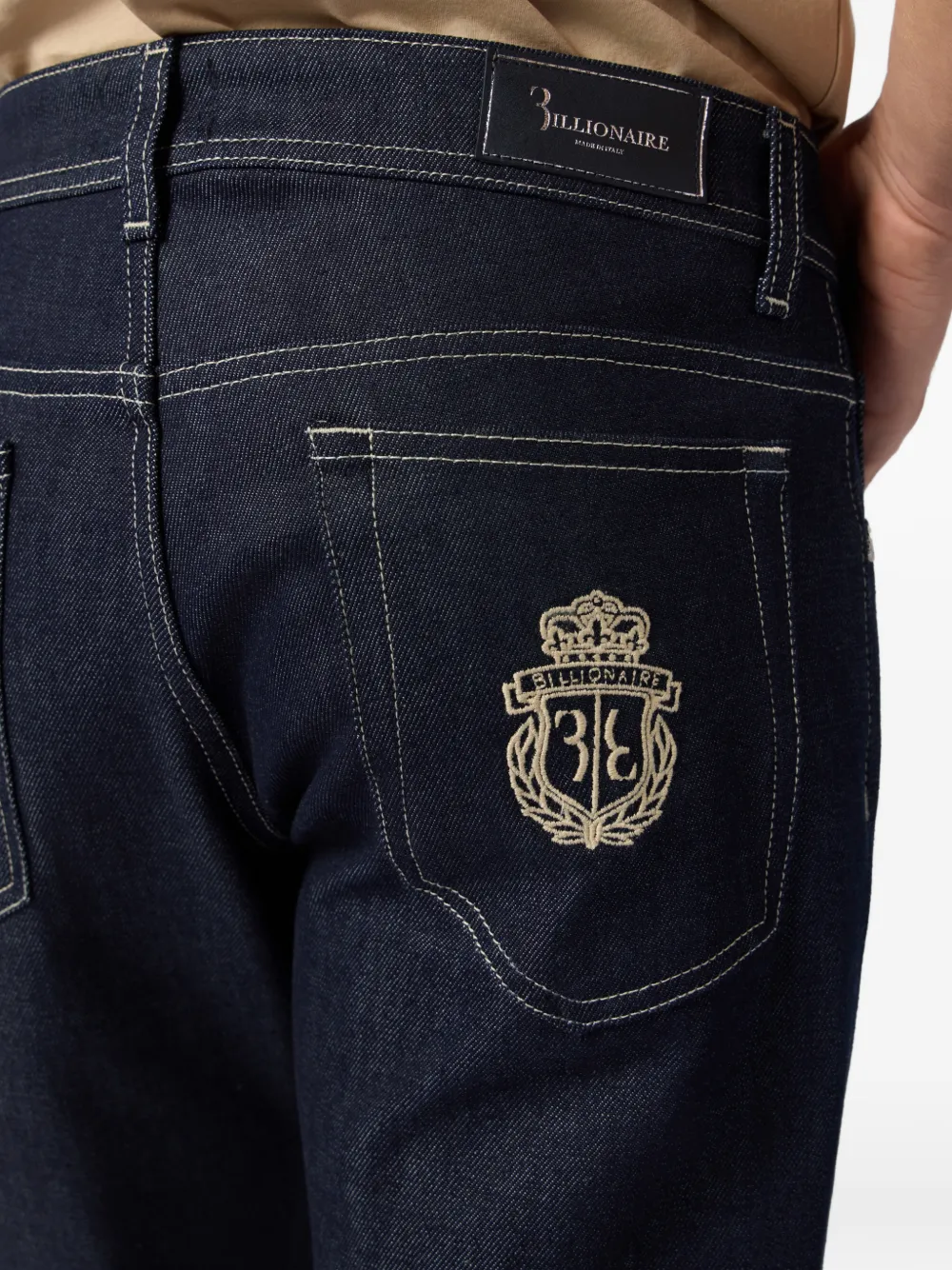 Billionaire Straight jeans Blauw