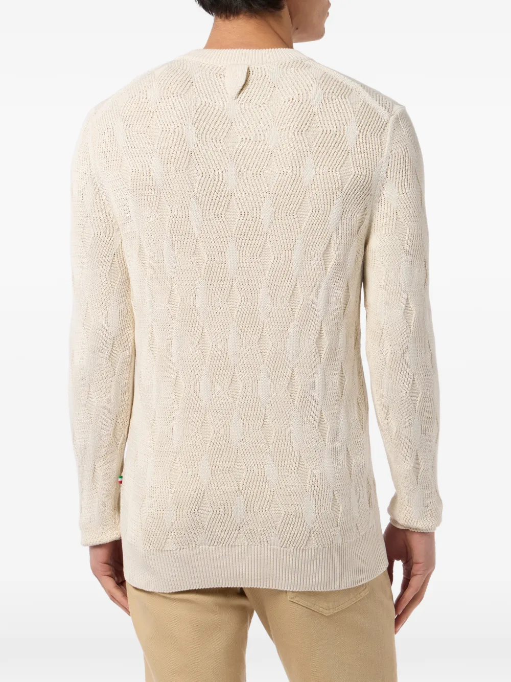 Billionaire Sweater met ronde hals Wit