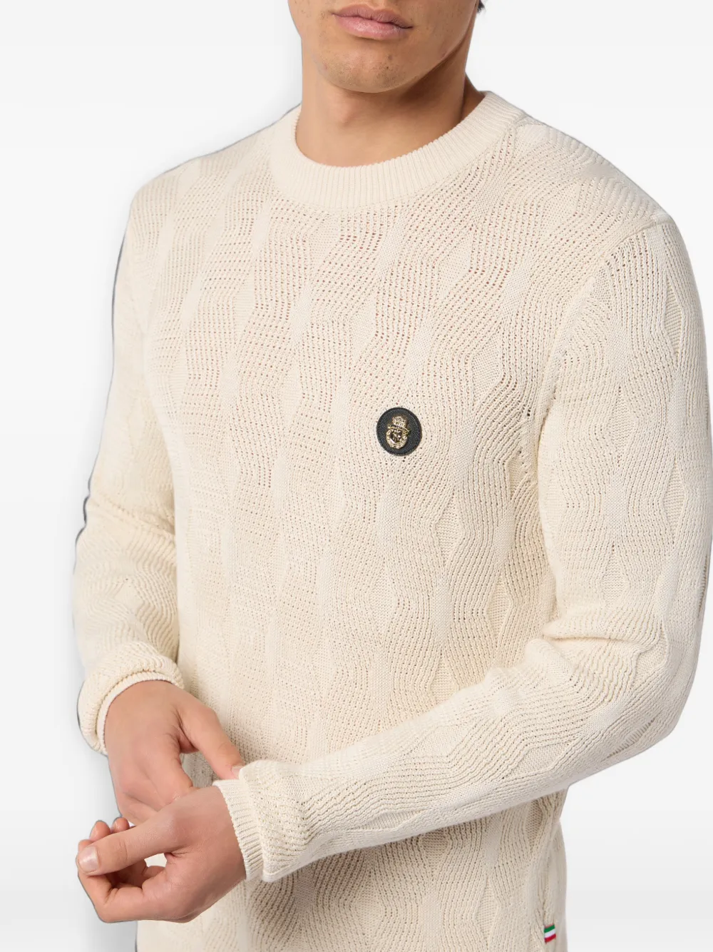 Billionaire Sweater met ronde hals Beige