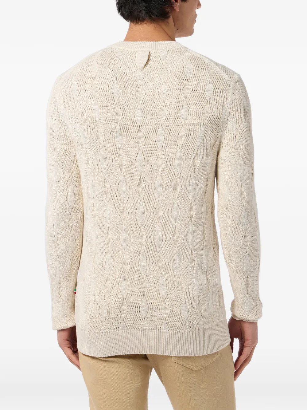 Billionaire Sweater met ronde hals Beige