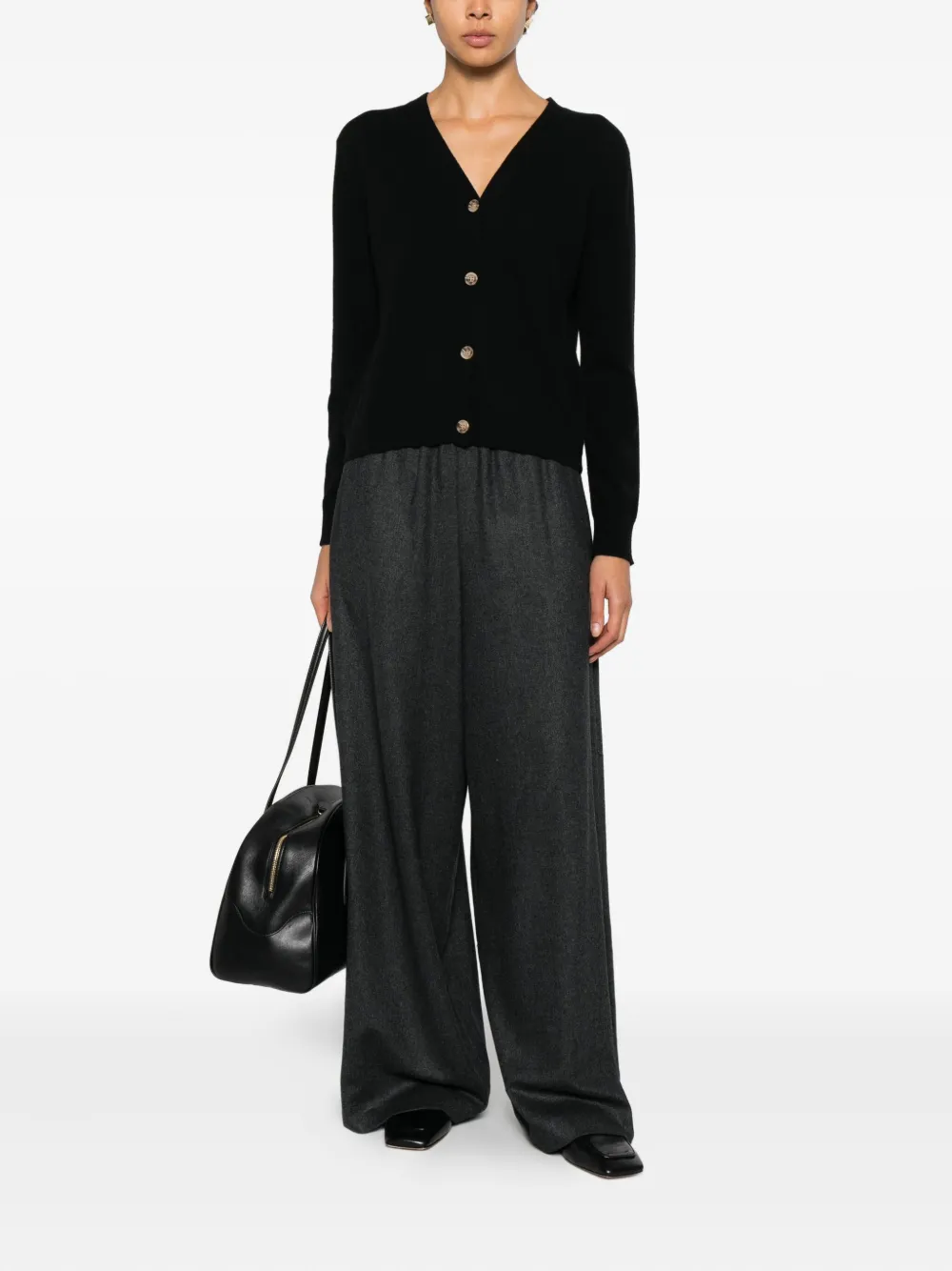 Drykorn Ceiling elasticated-waist palazzo pants - Grijs