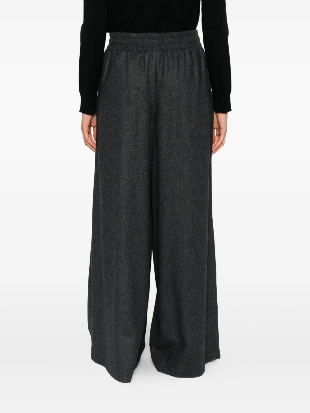 Drykorn Ceiling palazzo broek met elastische taille Grijs