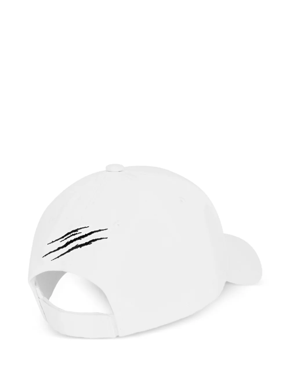 Plein Sport Honkbalpet met geborduurd logo Wit