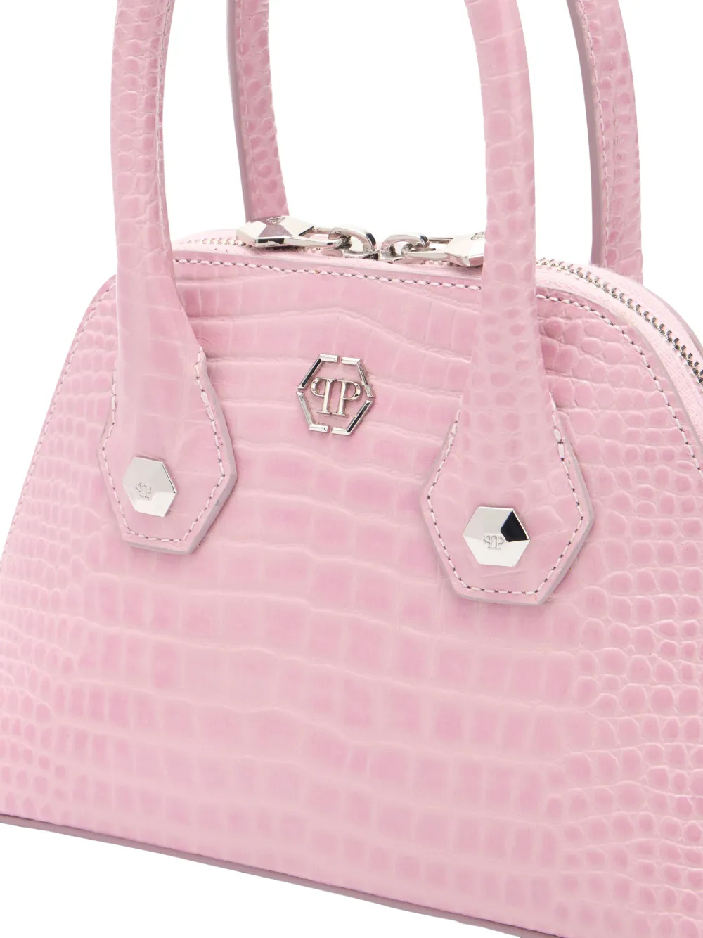 Philipp Plein Kleine shopper met handvat Roze