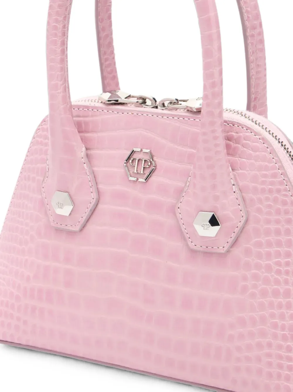 Philipp Plein Kleine shopper met handvat Roze
