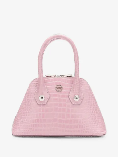 Philipp Plein tote pequeña con asas en el tope