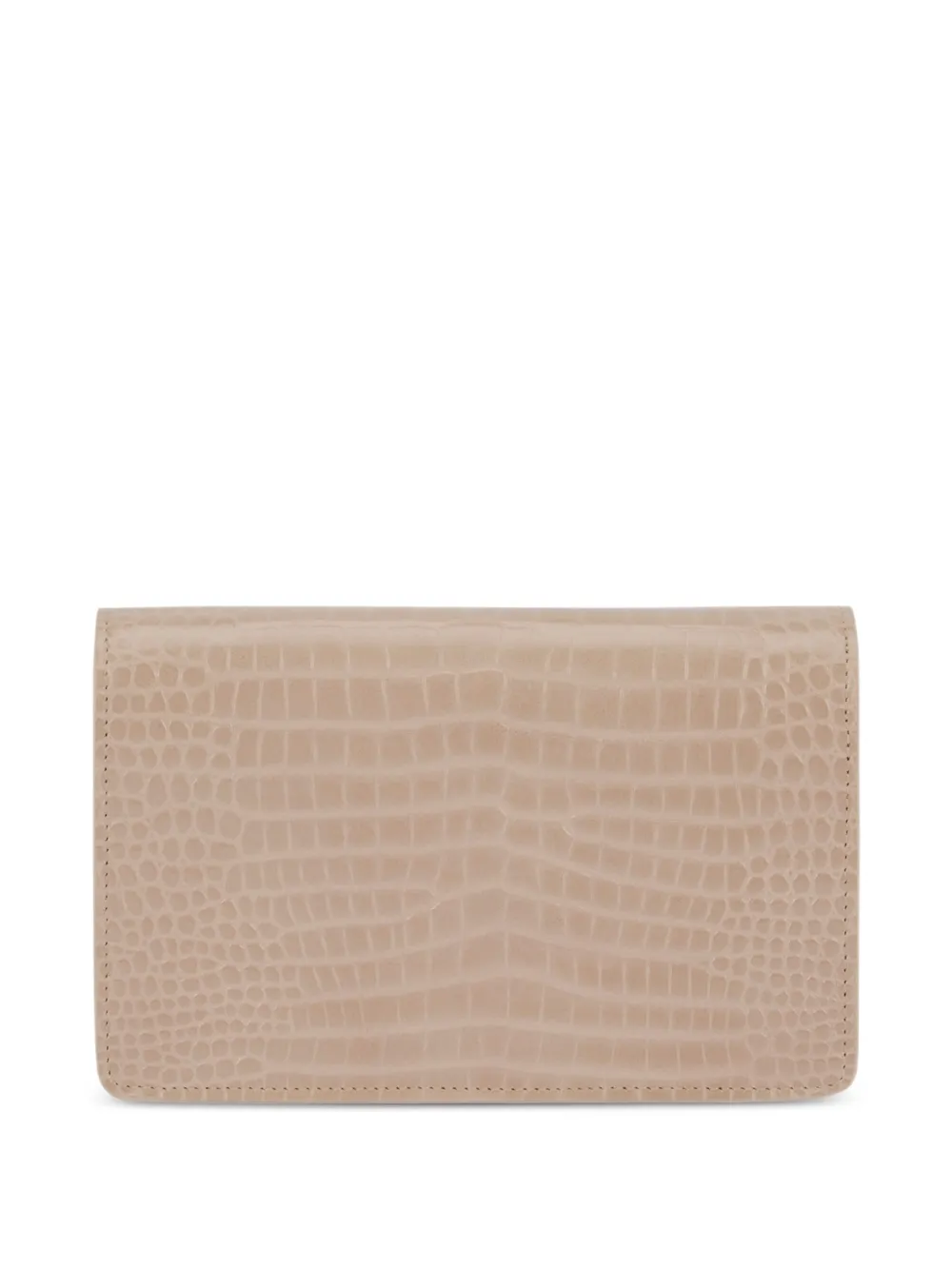 Philipp Plein Clutch met zeshoekig logo Beige