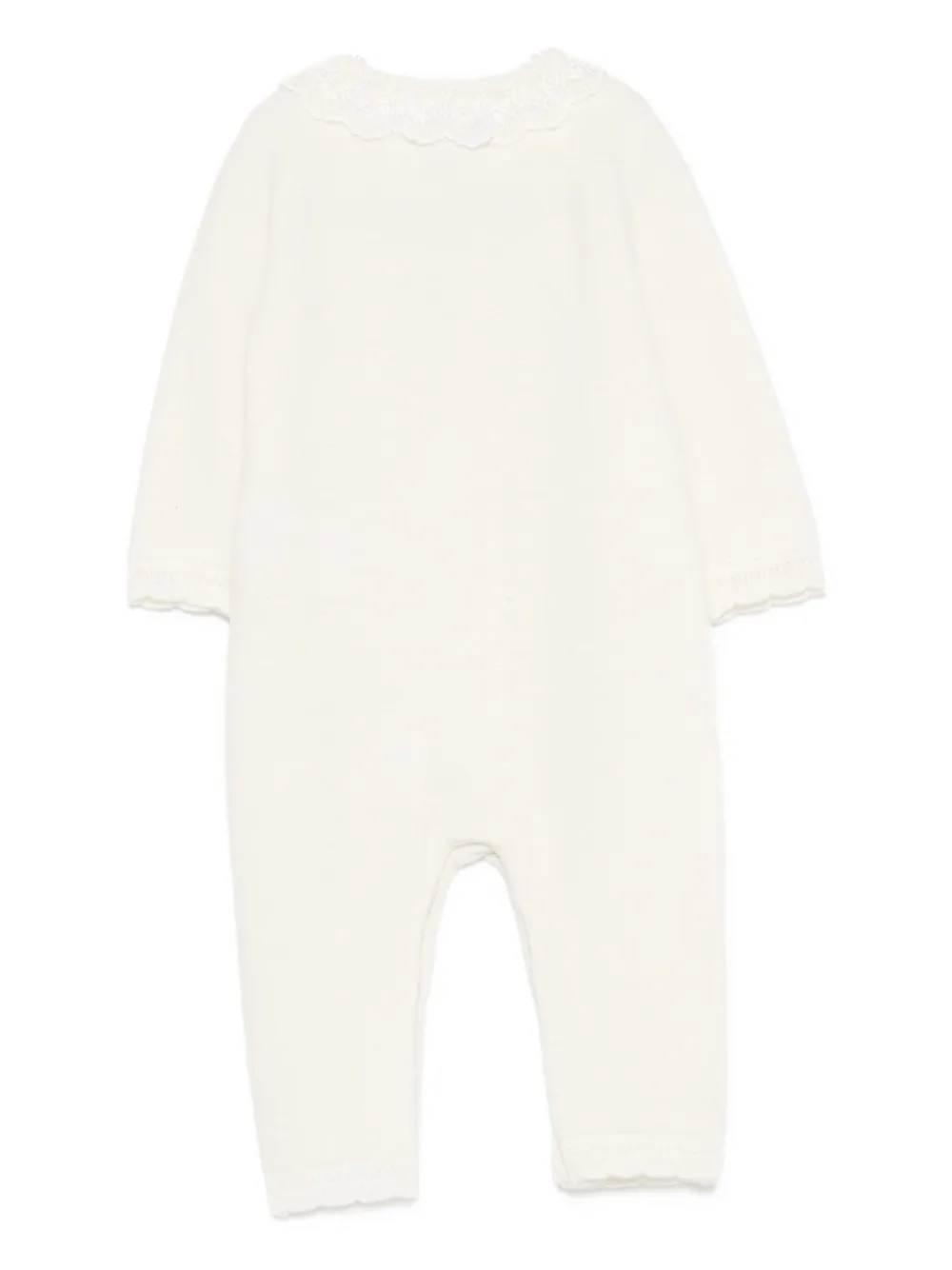 Tartine Et Chocolat lace collar rompers - Wit