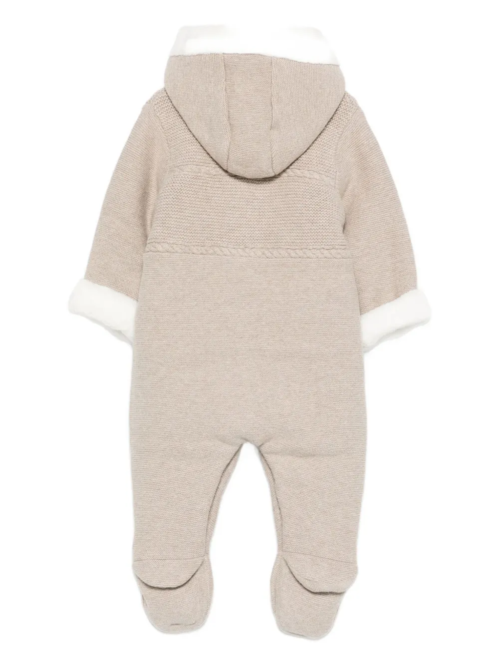 Tartine Et Chocolat hooded pocket playsuit - Beige
