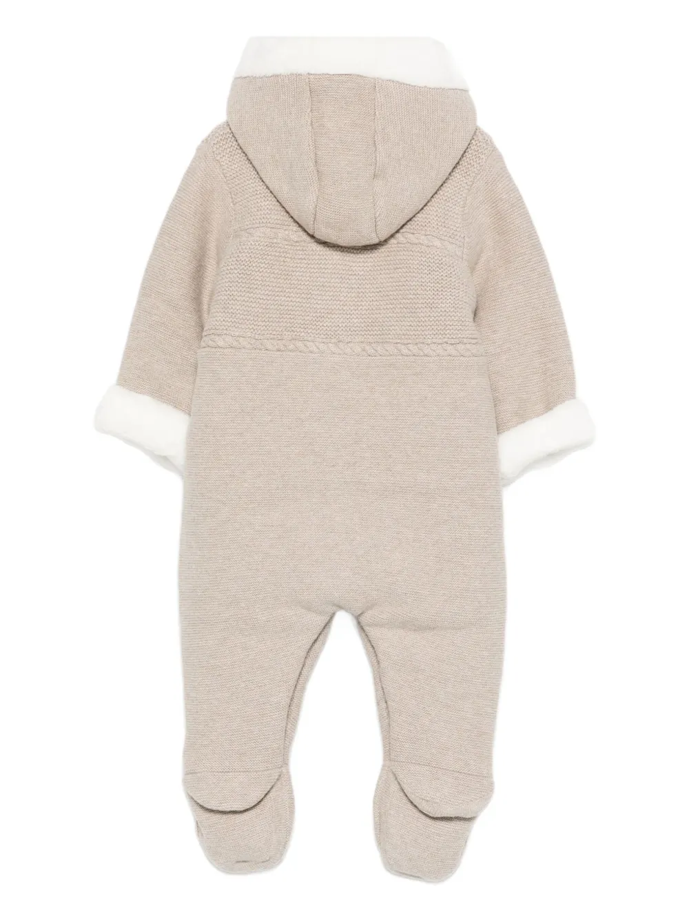 Tartine Et Chocolat Playsuit met capuchon Beige