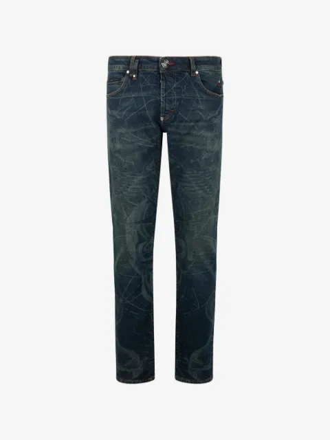 Philipp Plein jean droit imprimé