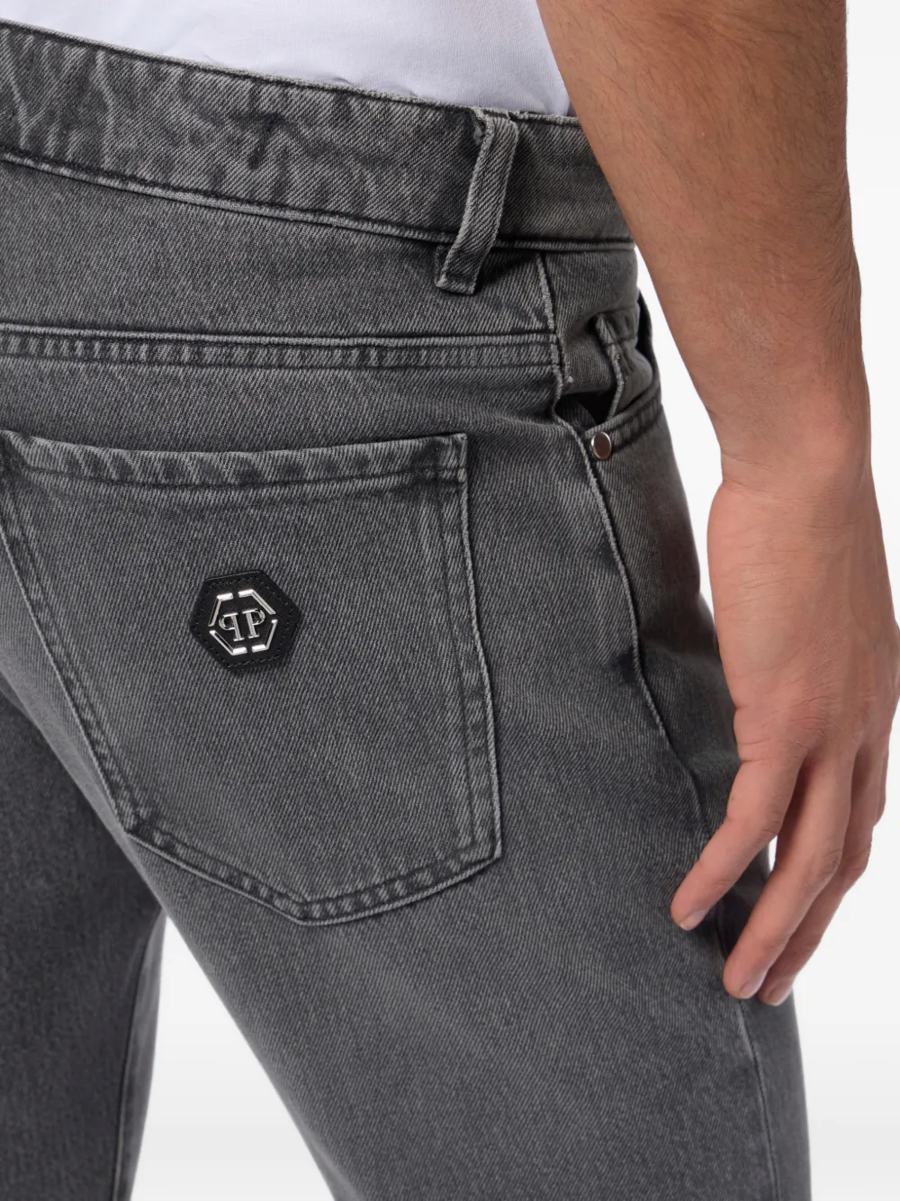 Philipp Plein Straight jeans Grijs
