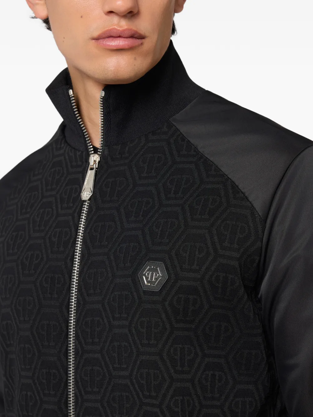 Philipp Plein Trainingsjack met monogram Zwart