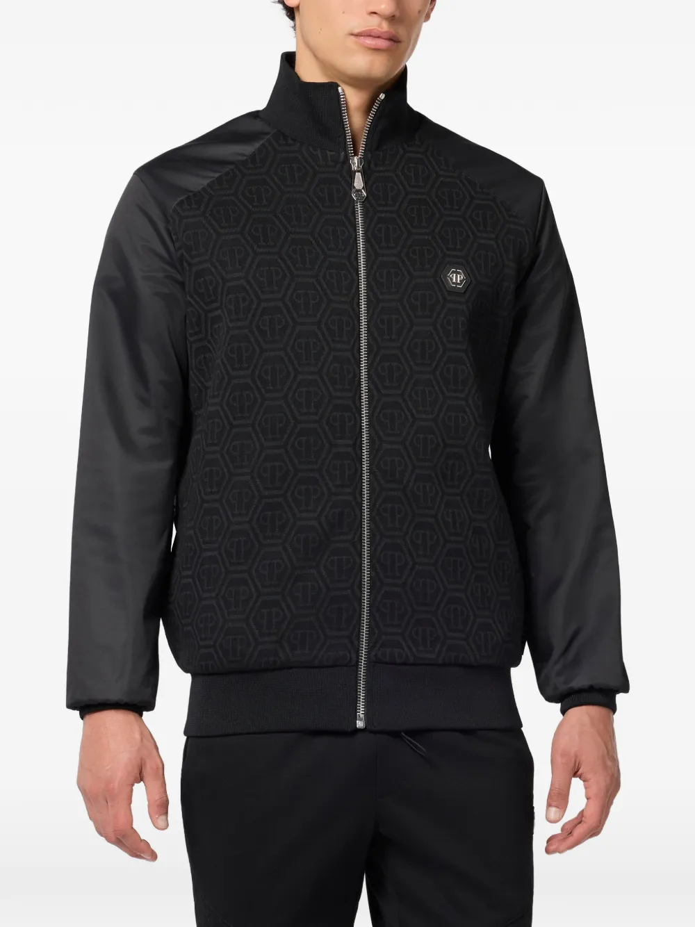 Philipp Plein Trainingsjack met monogram Zwart