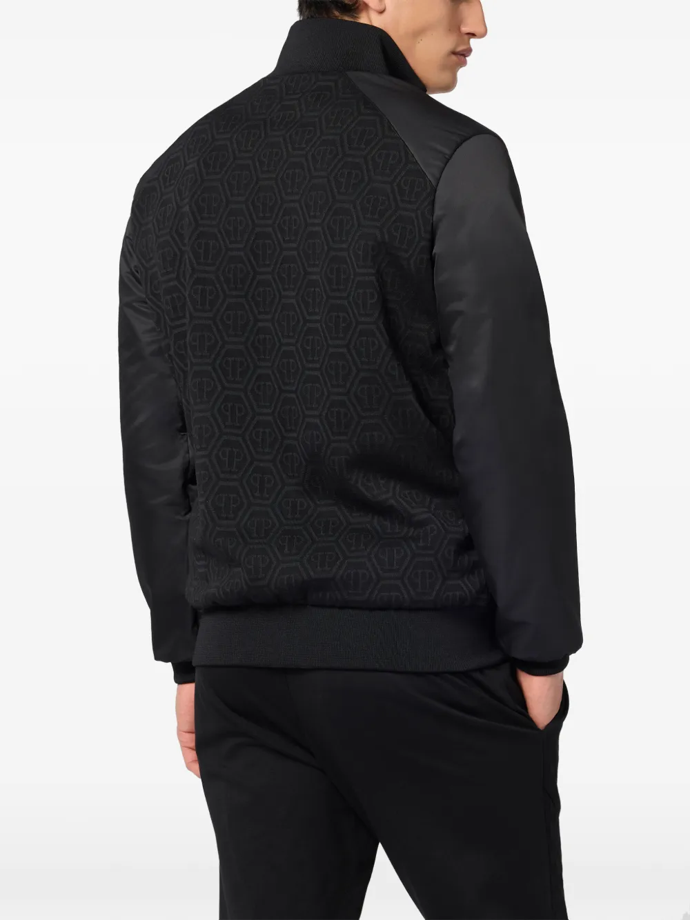 Philipp Plein Trainingsjack met monogram Zwart