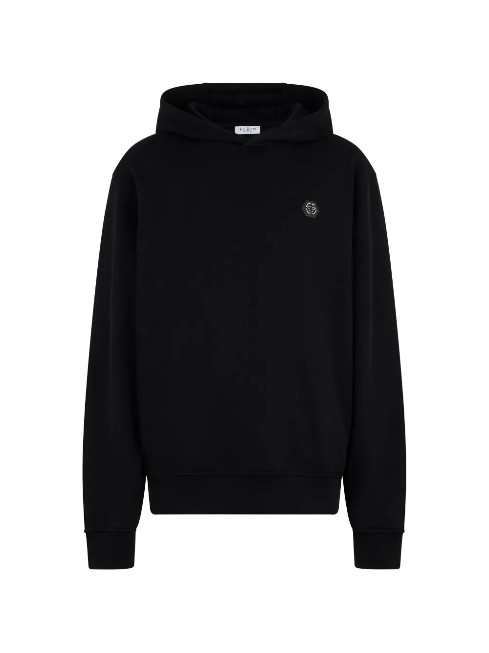 Philipp Plein Felpa a maniche lunghe con cappuccio - Nero