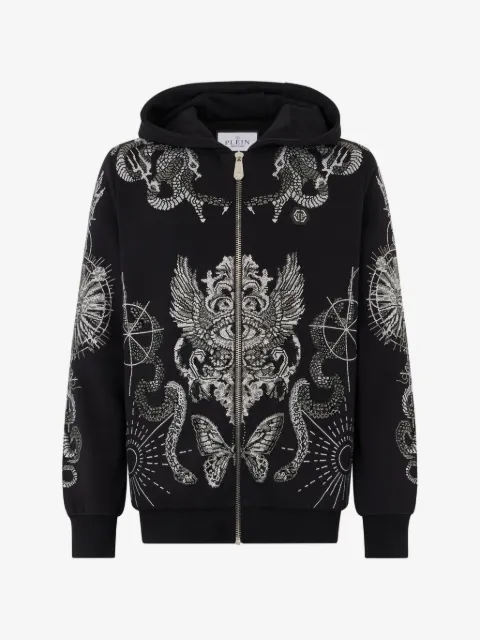 Philipp Plein hoodie con cierre