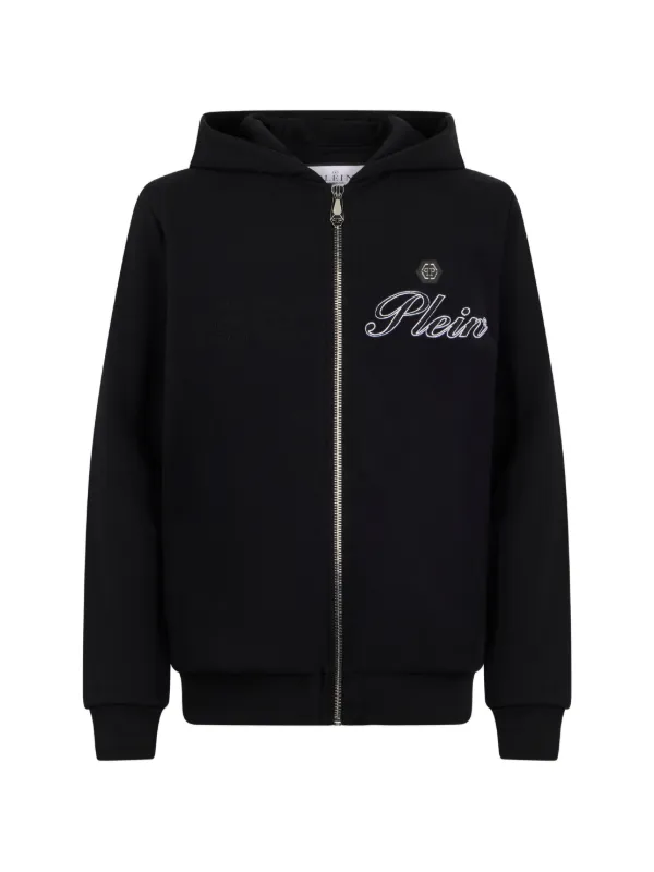 Philipp Plein ジップ パーカー | ブラック | FARFETCH JP