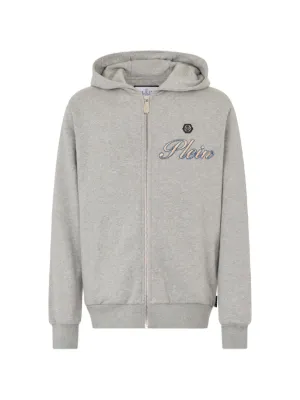 MONCLER グレー ジップアップパーカー　人気のサイズ L MONCLER - ［新品同様］モンクレール グレーパーカー ジップアップ