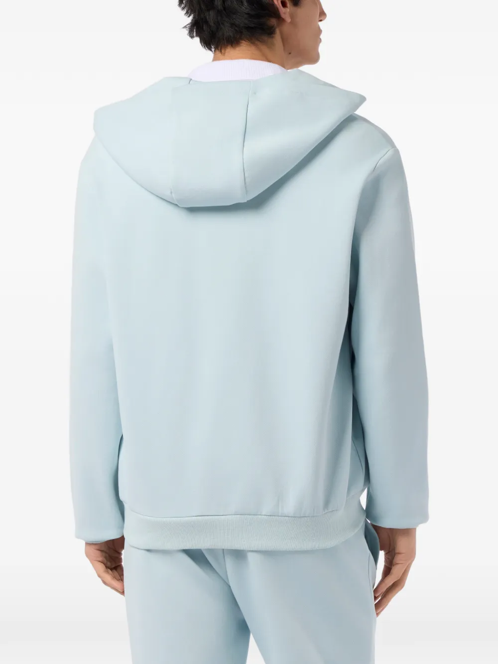 Plein Sport Sweater met ritssluiting en capuchon Blauw