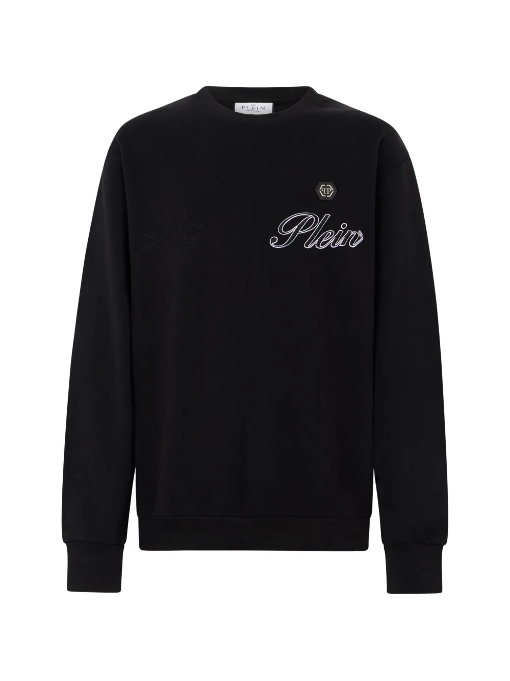 Philipp Plein crew-neck signature sweatshirt - Nero