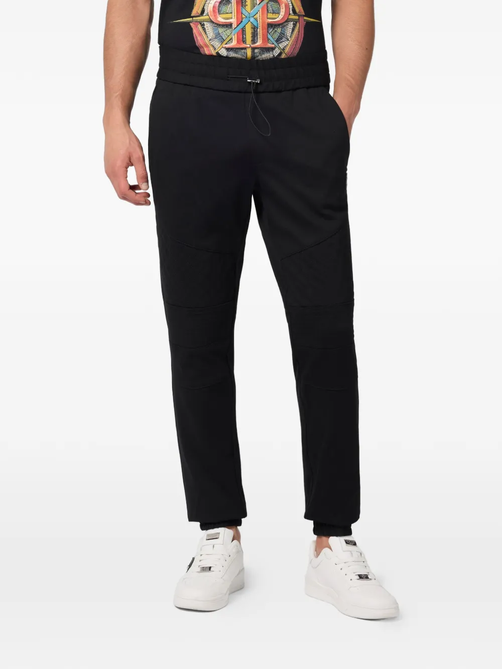 Philipp Plein Gewatteerde joggingbroek Zwart