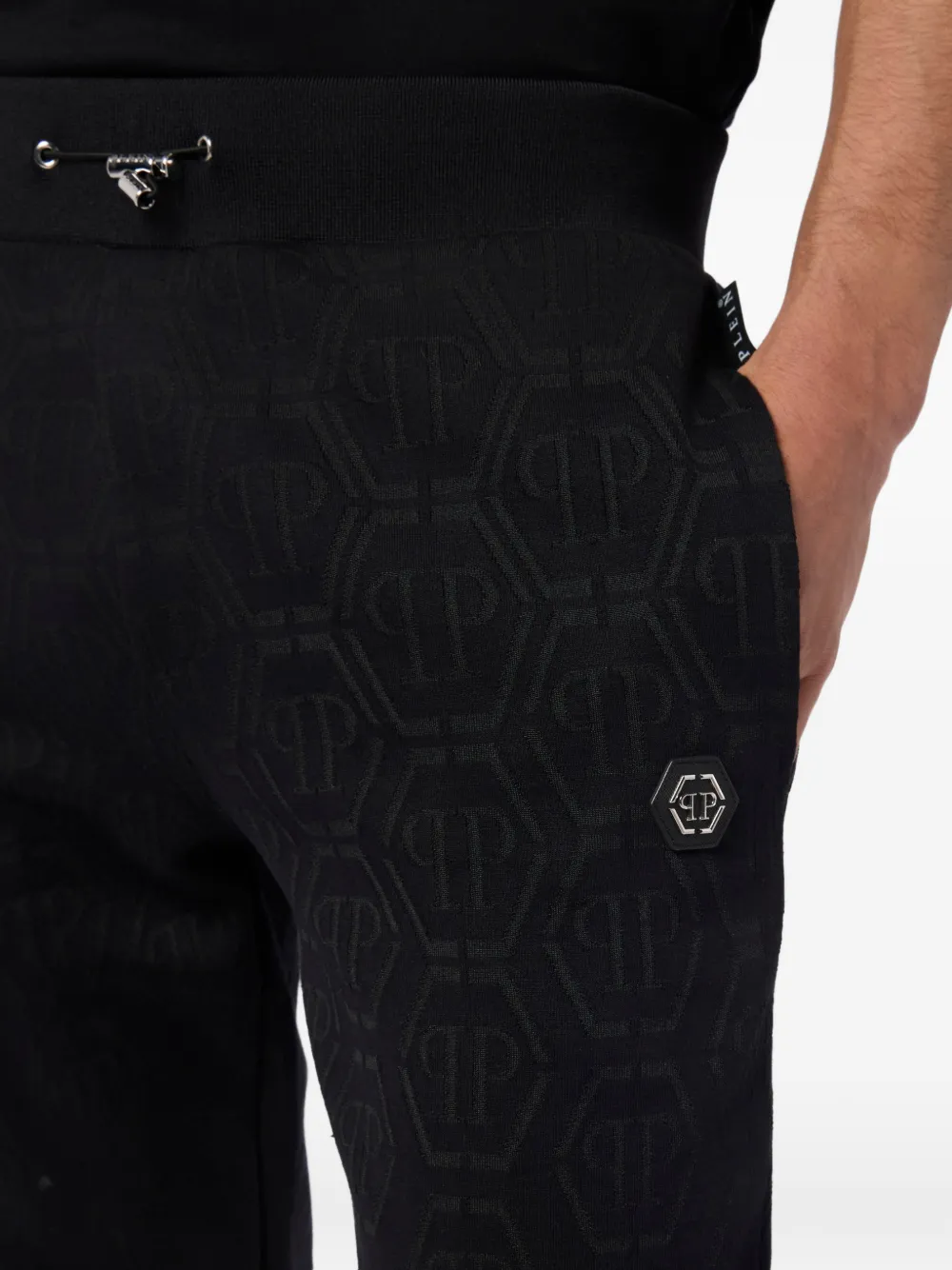 Philipp Plein Trainingsbroek met logo Zwart