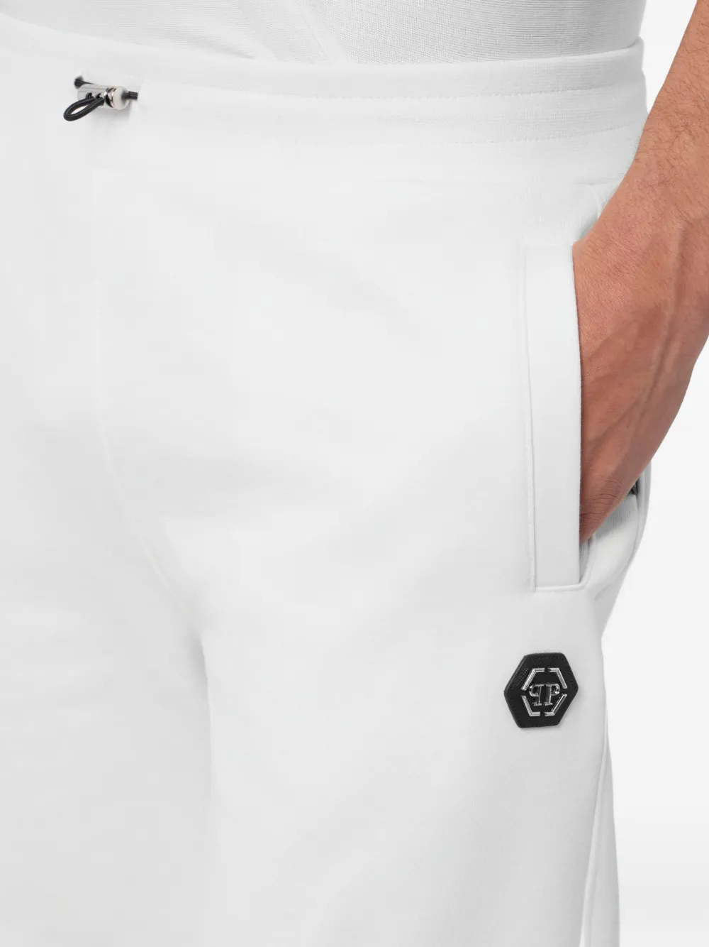 Philipp Plein Trainingsbroek met trekkoordtaille Wit