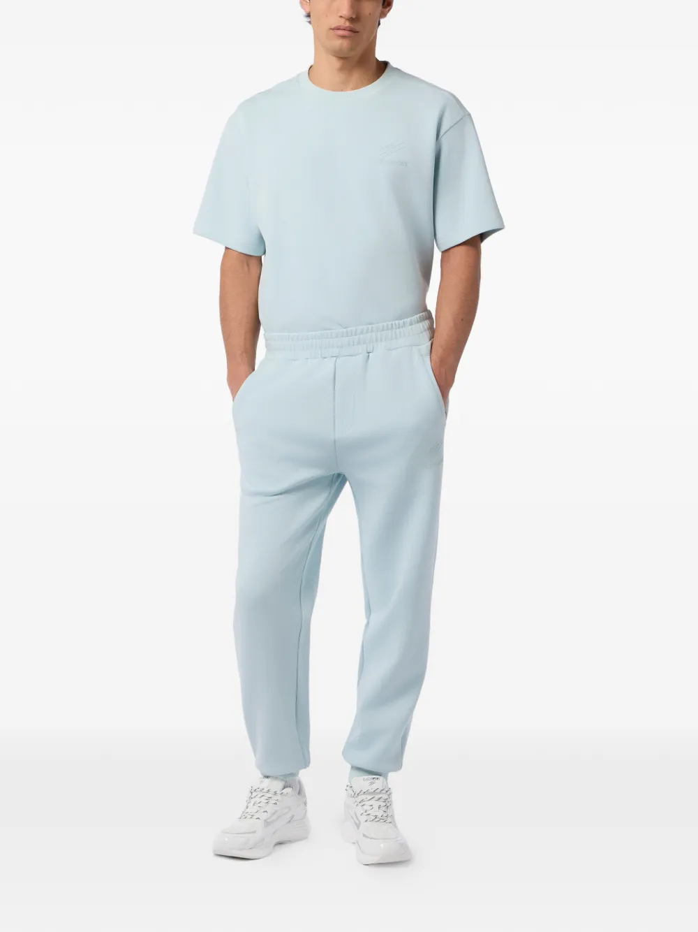 Plein Sport Trainingsbroek met logo-reliëf Blauw