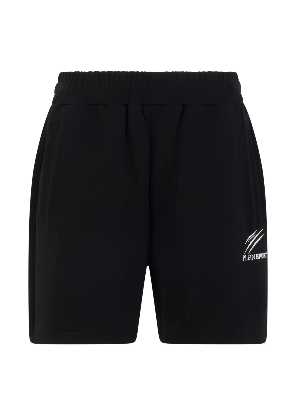Plein Sport Shorts mit Logo-Prägung - Schwarz