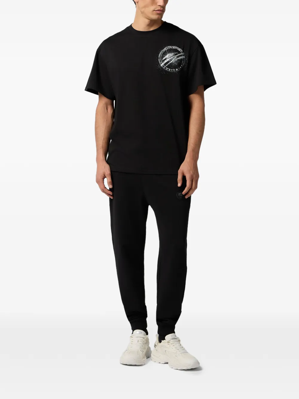 Plein Sport Joggingbroek met logopatch Zwart