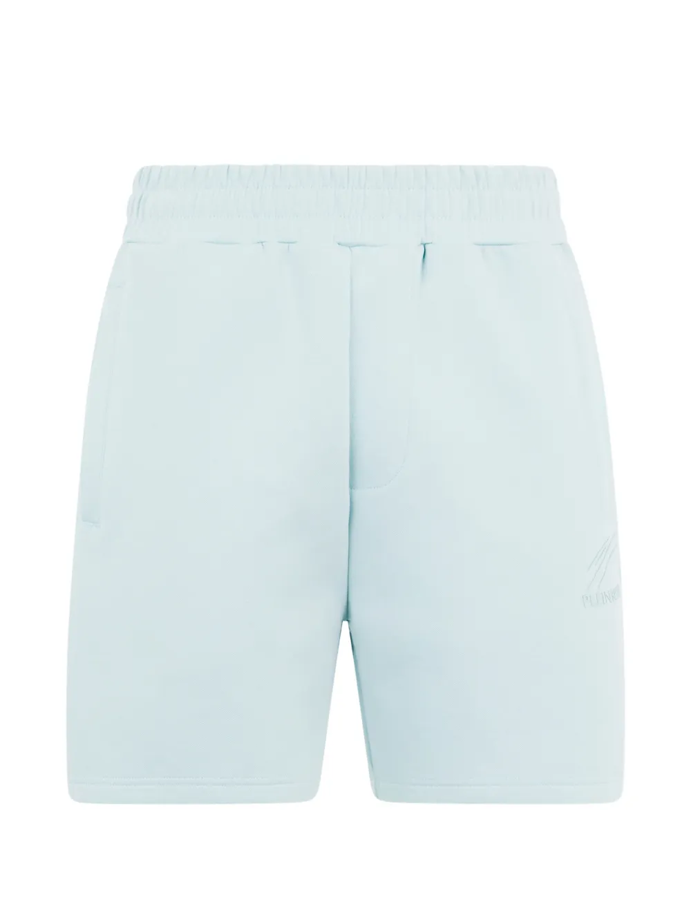 Plein Sport Shorts con logo goffrato - Blu