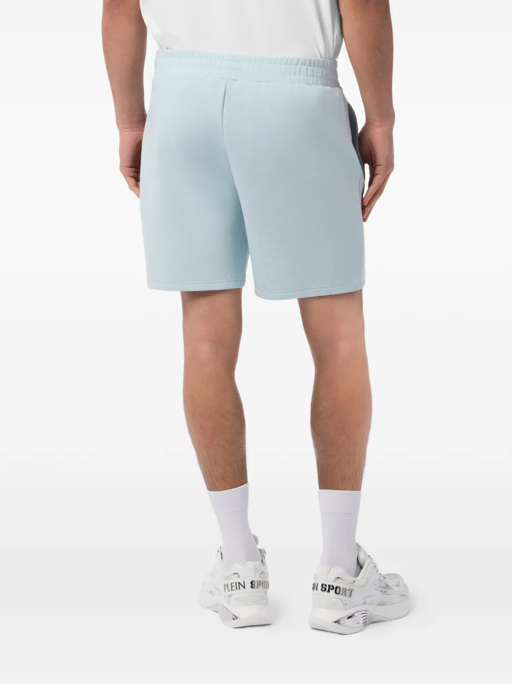 Plein Sport Shorts met logo-reliëf Blauw