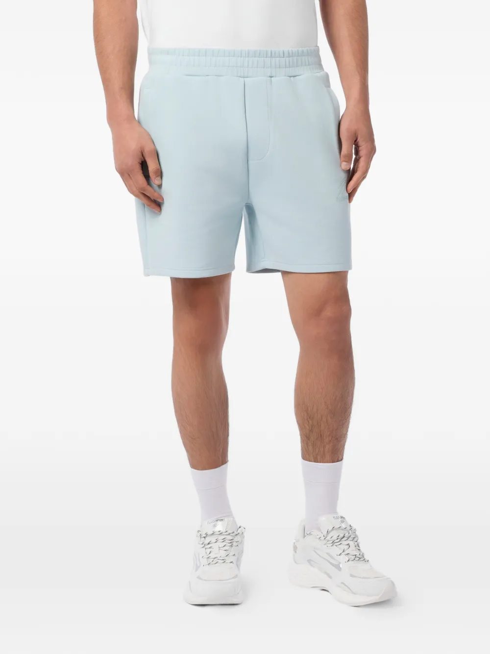 Plein Sport Shorts met logo-reliëf Blauw