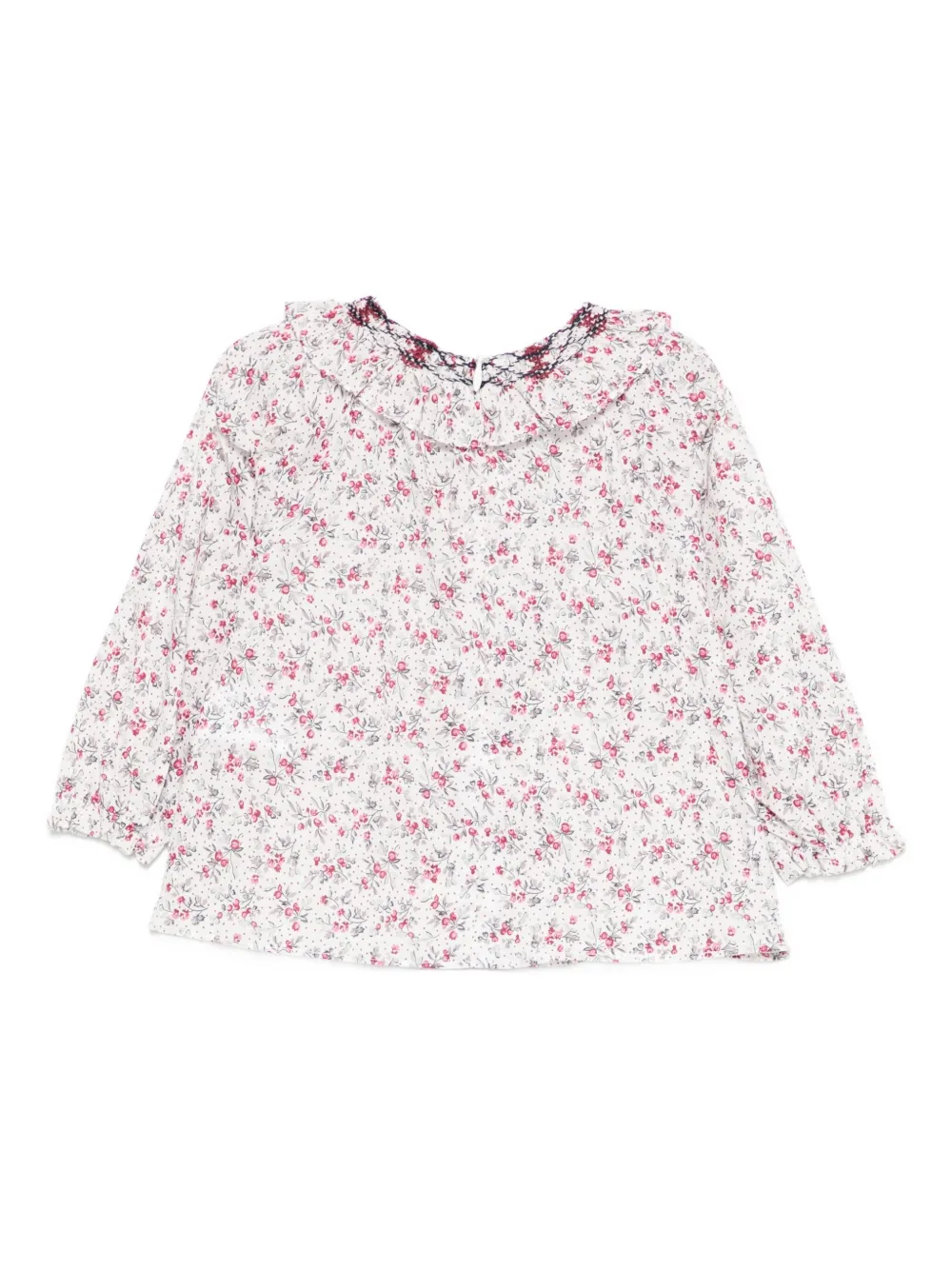 Tartine Et Chocolat floral embroidered top - Wit