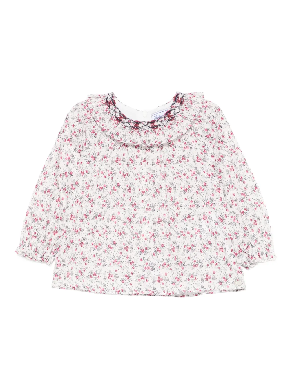 Tartine Et Chocolat floral embroidered top | White | Image 1