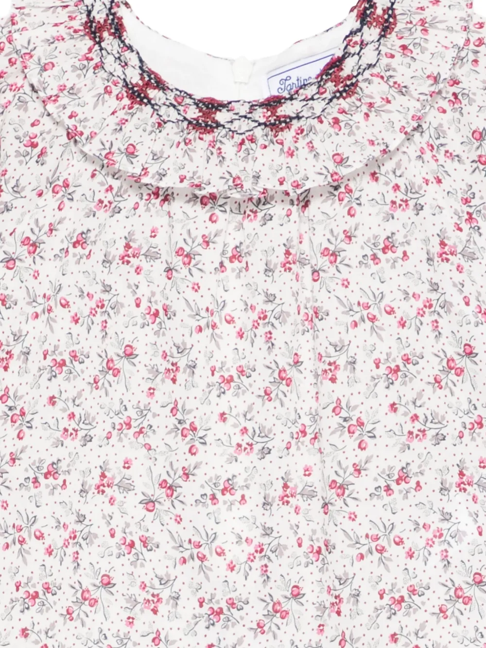 Tartine Et Chocolat Top met geborduurde bloemen Wit