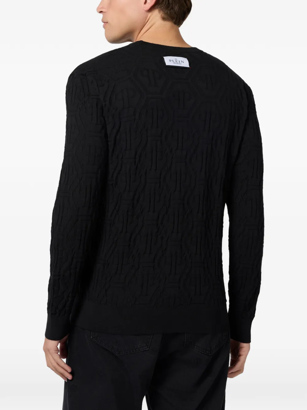  Philipp Plein Round-neck Sweater - Black 