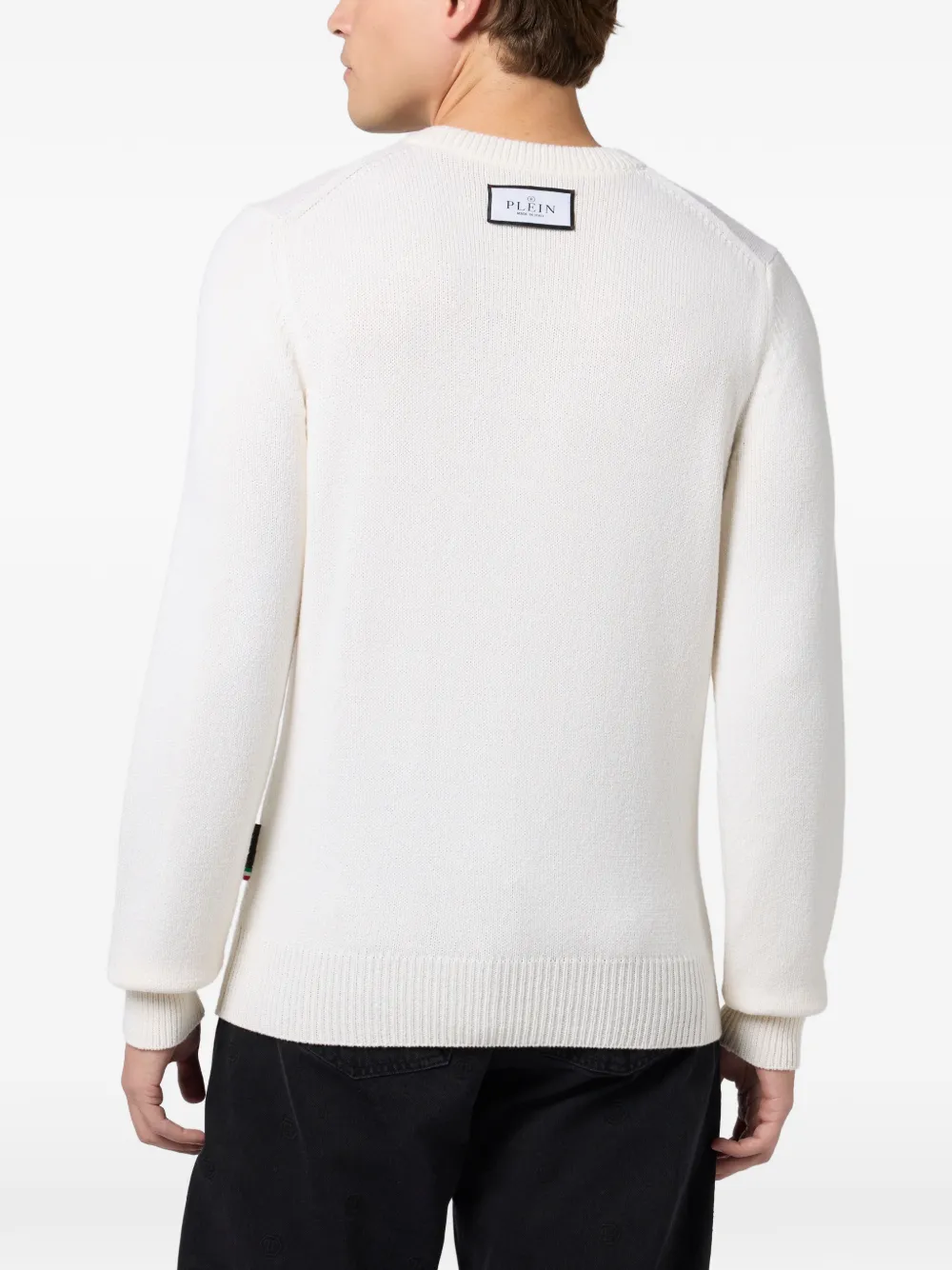 Philipp Plein Trui met ronde hals Beige