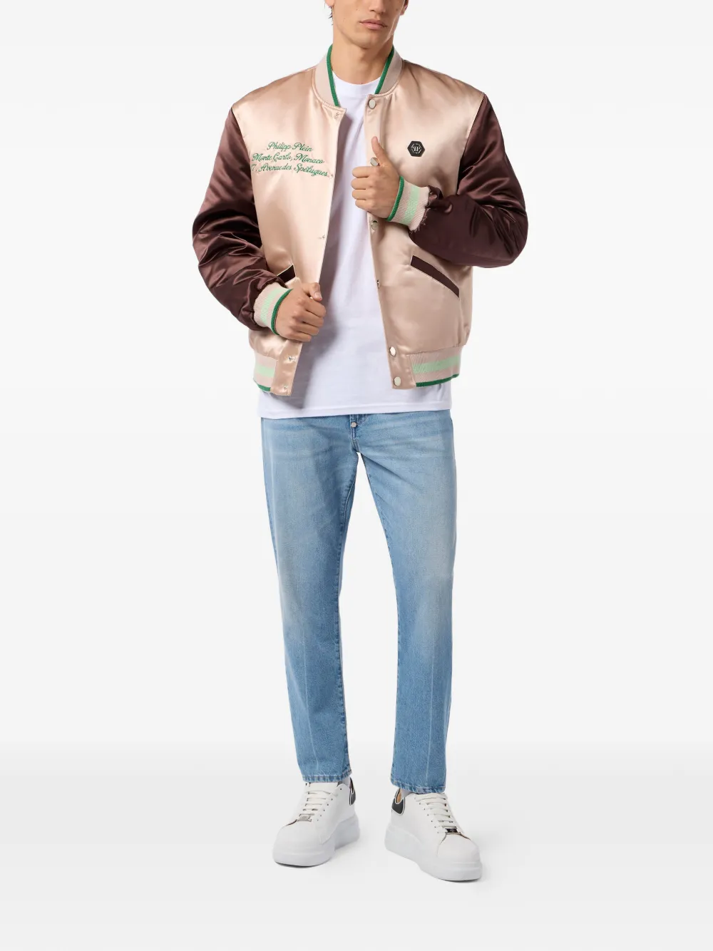 Philipp Plein 버튼 프런트 봄버 재킷 | 봄버 재킷 | Image 2