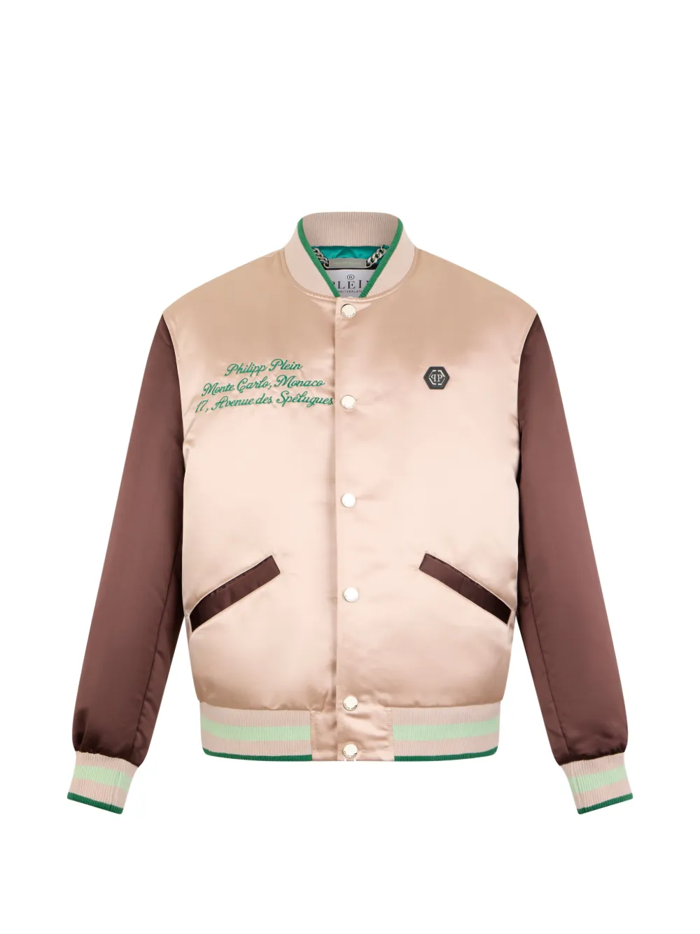Philipp Plein Bomber con bottoni - Toni neutri