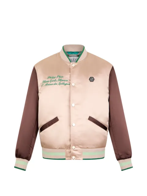 Philipp Plein chamarra bomber con botones