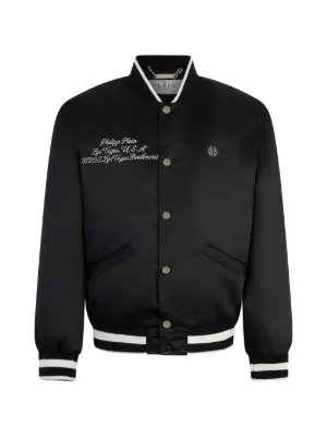 1017 ALYX 9SM logo-patch Bomber Jacket | Black | FARFETCH ZA