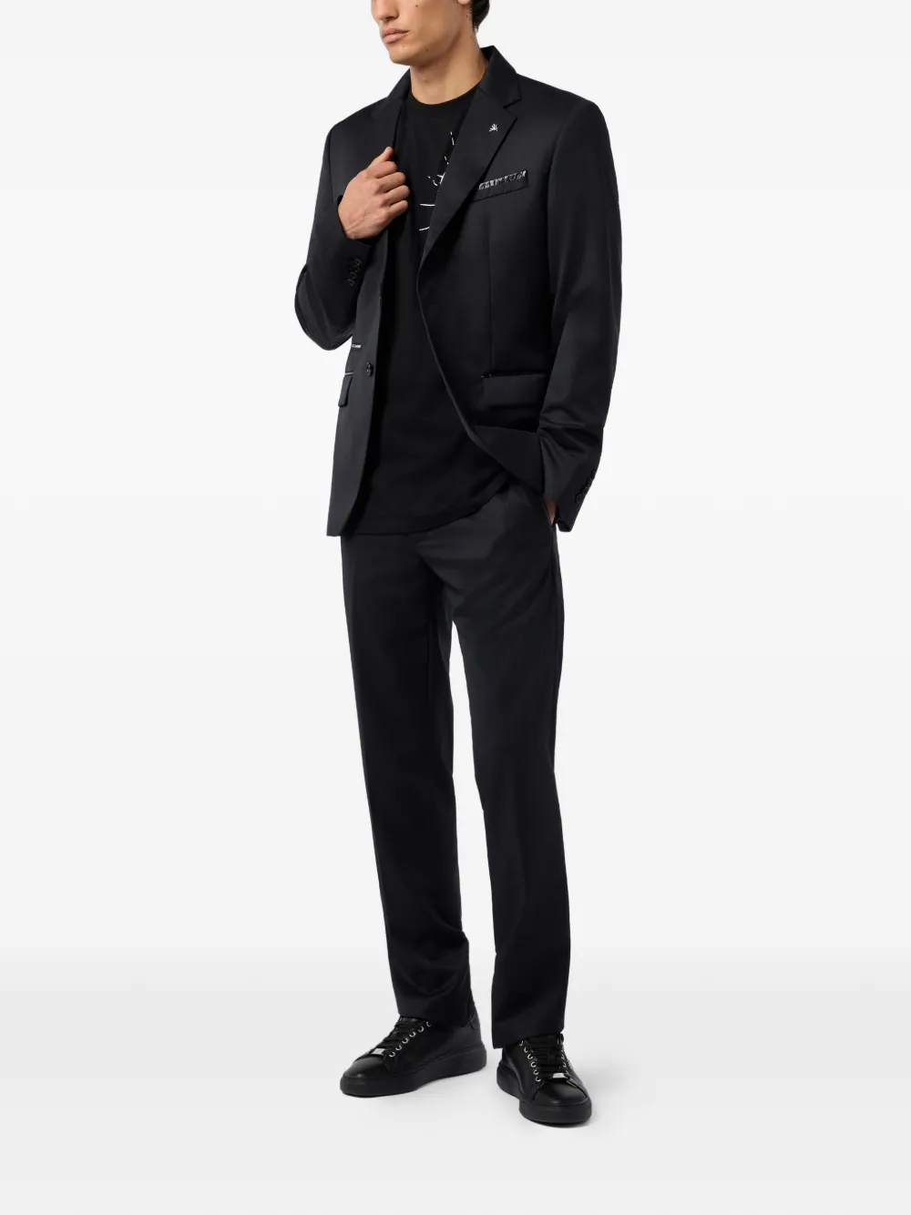 Philipp Plein ロゴアップリケ ジャケット | タキシードジャケット | Image 2