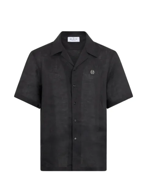 Philipp Plein 블랙 볼링 셔츠